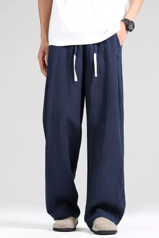 Men's Plus Size Wide Leg Pants by Partner Label