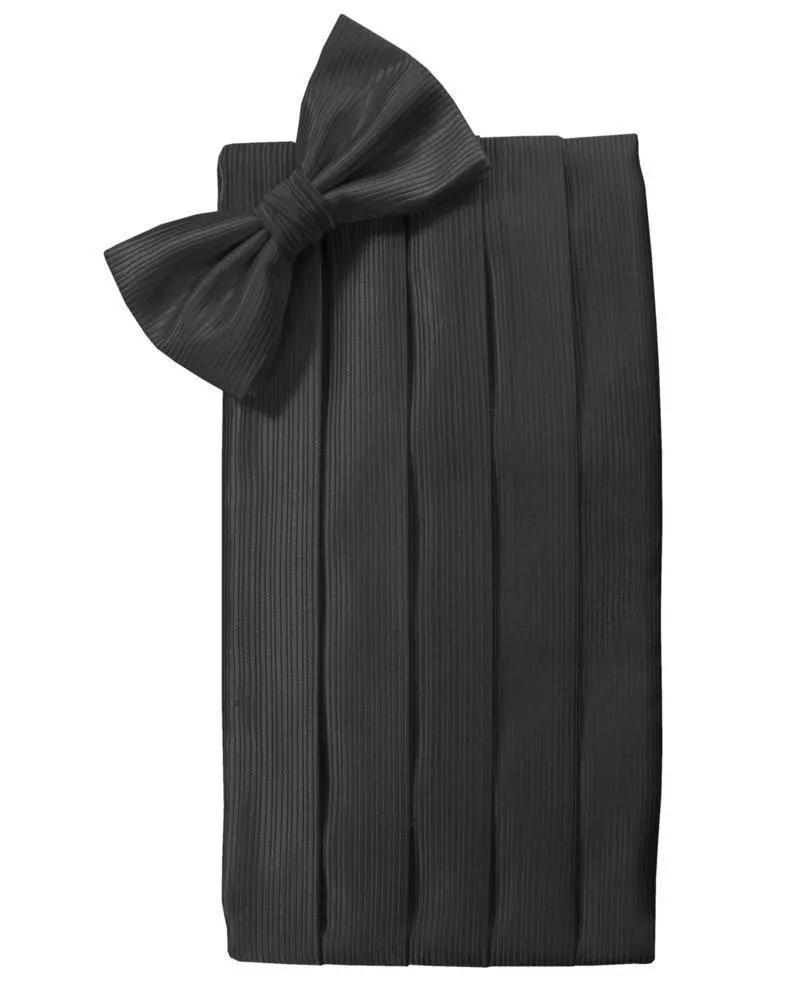 Faille Silk Cummerbund & Bow Tie Set by Tux-USA