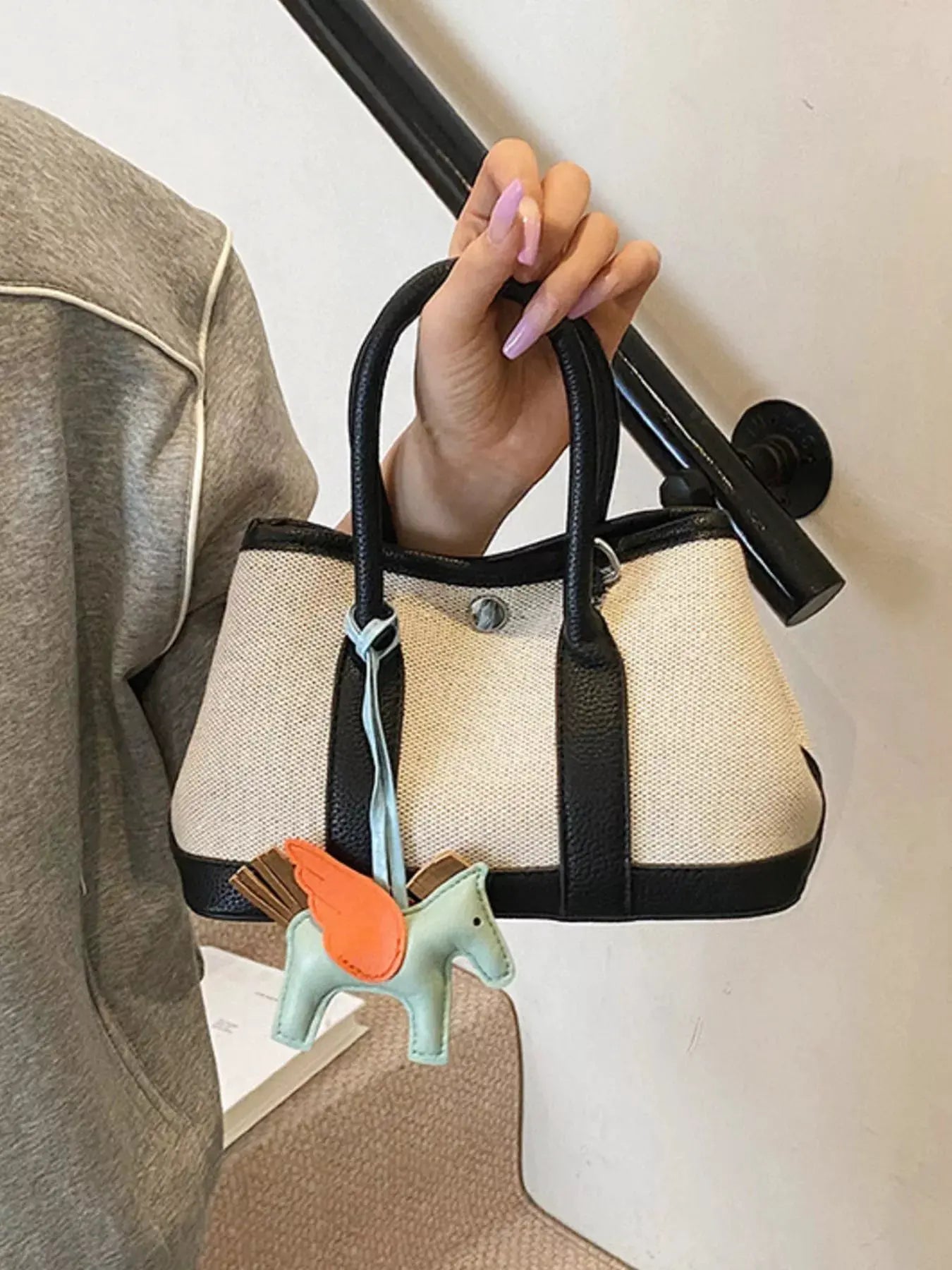 Contrast Crossbody Bag by Partner Label