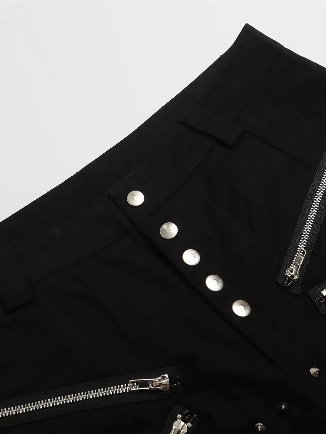 Men's Zipper Detail Wide Leg Capris by Trendsi