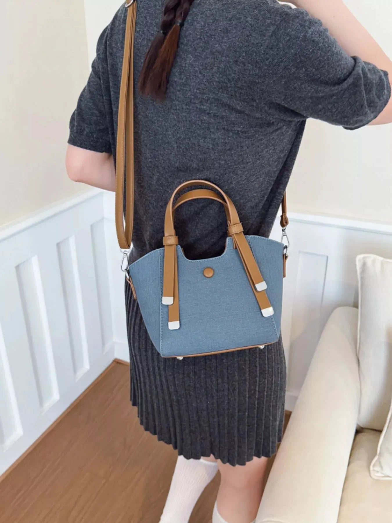 Adjustable Strap Crossbody Bag by Partner Label