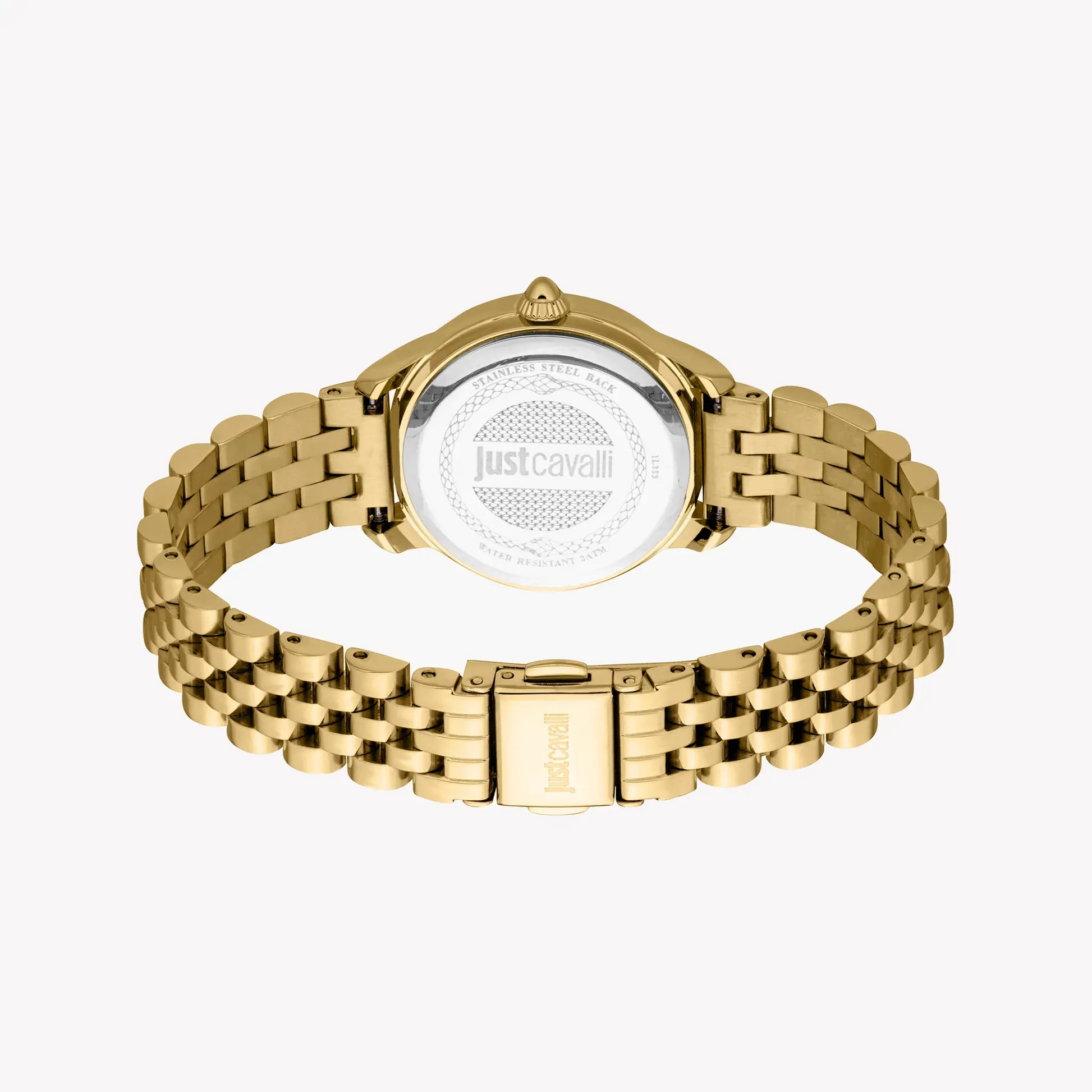 Just Cavalli Women's Gold Watch, Silver Dial | Jc1l333m0025 by JUST CAVALLI