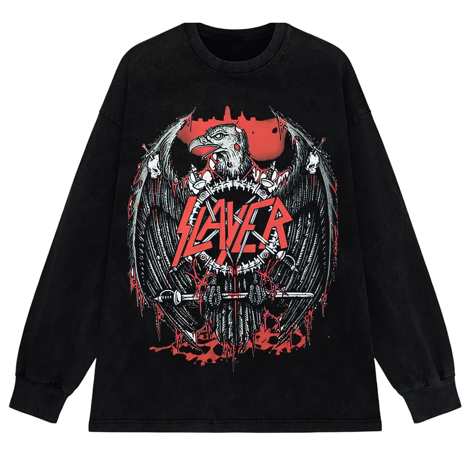 Vulture Graphic Harajuku Streetwear T-Shirt-3