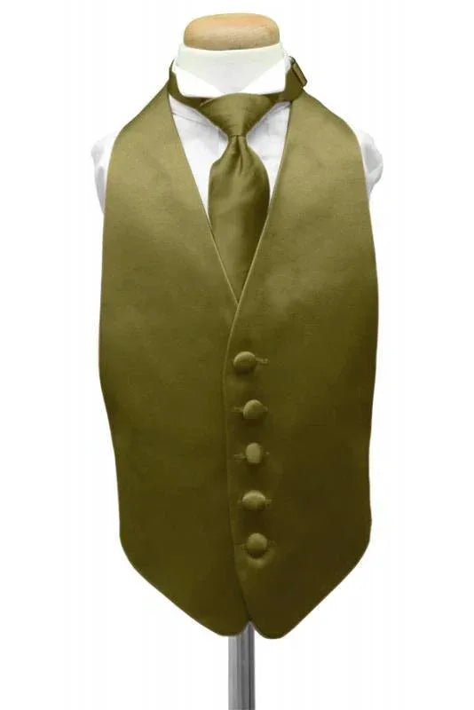 Luxury Satin Kids Tuxedo Vest by Tux-USA