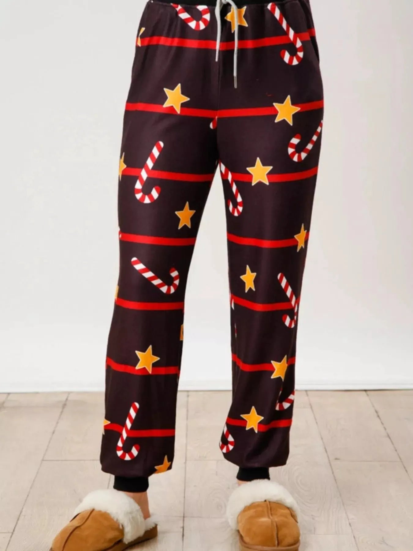 Christmas Long Sleeve Top and Pants Lounge Set by Partner Label