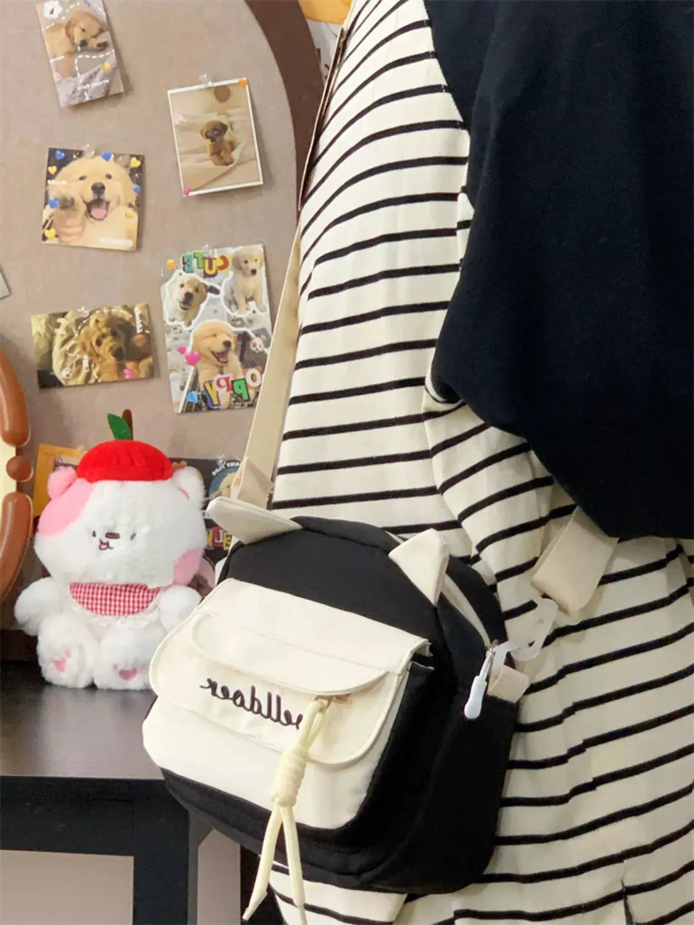 Adjustable Strap Crossbody Bag by Partner Label