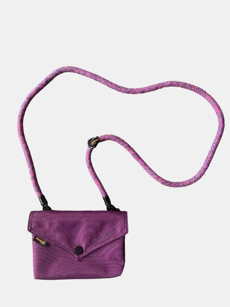Himawari Solid Color Envelope Shape Crossbody Bag with Removable Strap by Himawari