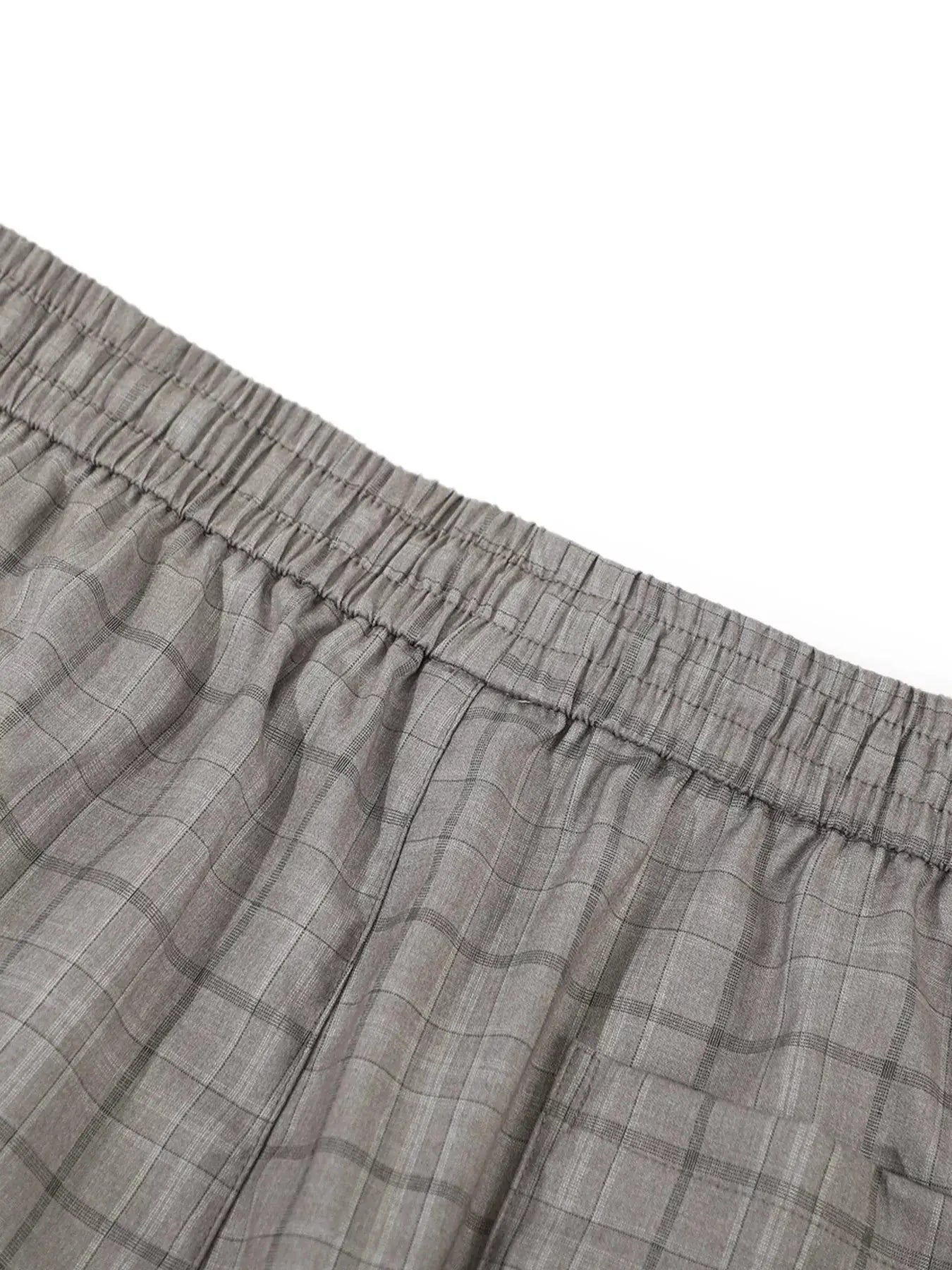 Men's Plaid Wide-Leg Pants by Trendsi