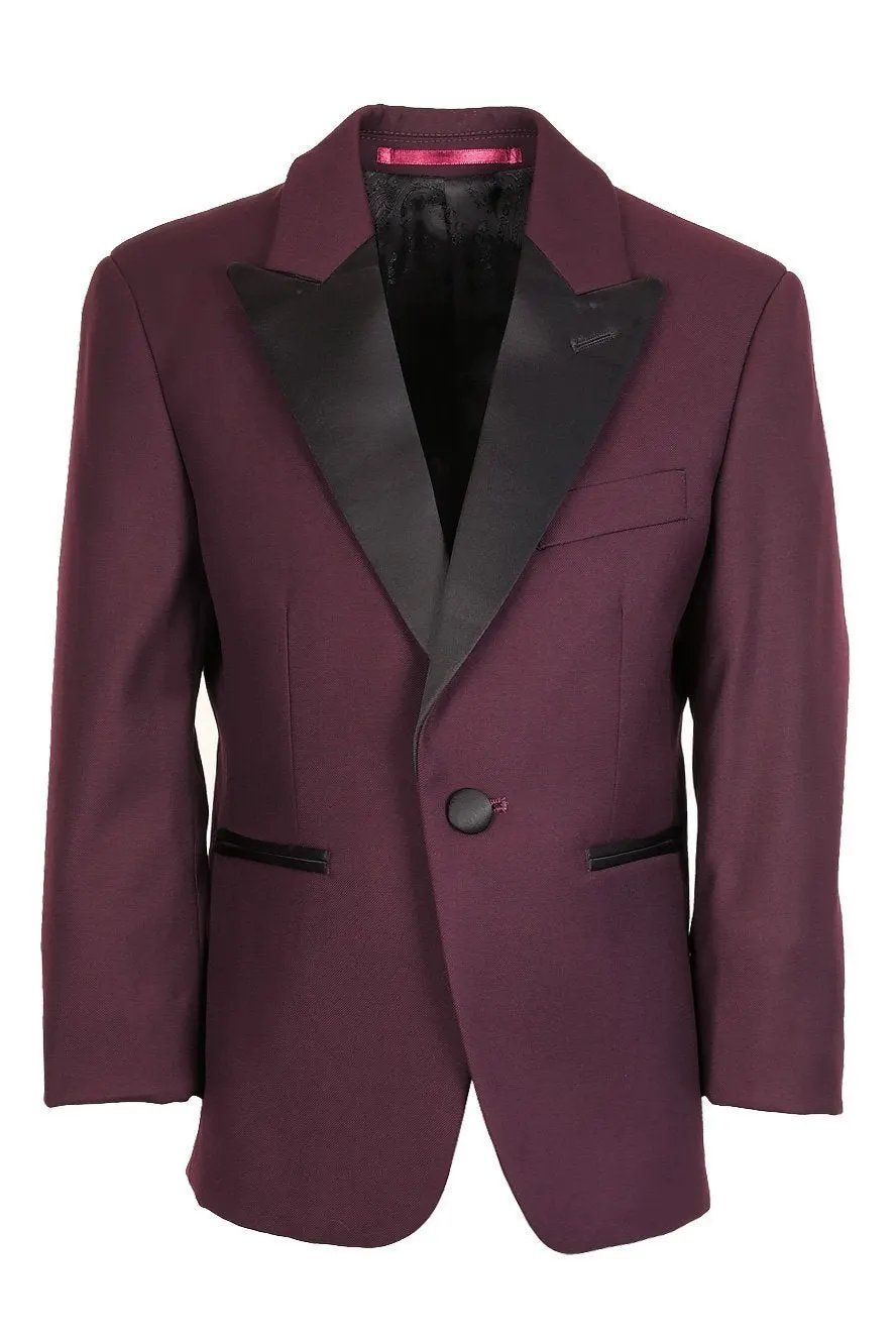 "Fitzgerald" Kids Tuxedo Jacket Peak (Separates) by Tux-USA