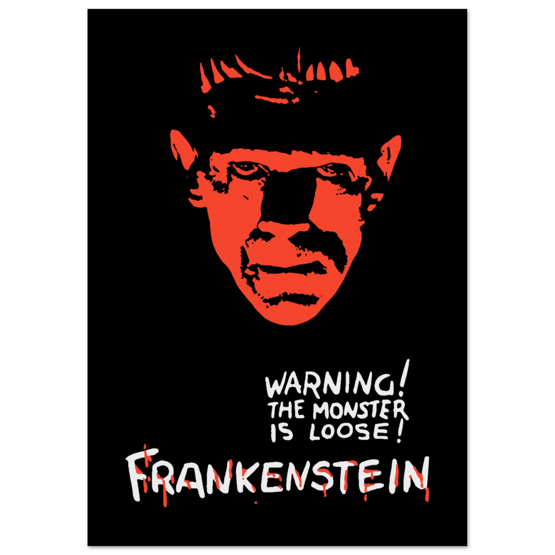 Frankenstein 30s Sci-Fi Horror movie poster by Art-O-Rama Shop