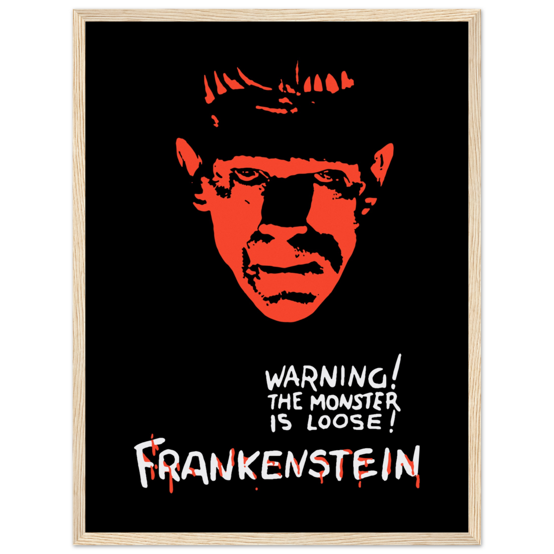 Frankenstein 30s Sci-Fi Horror movie poster by Art-O-Rama Shop