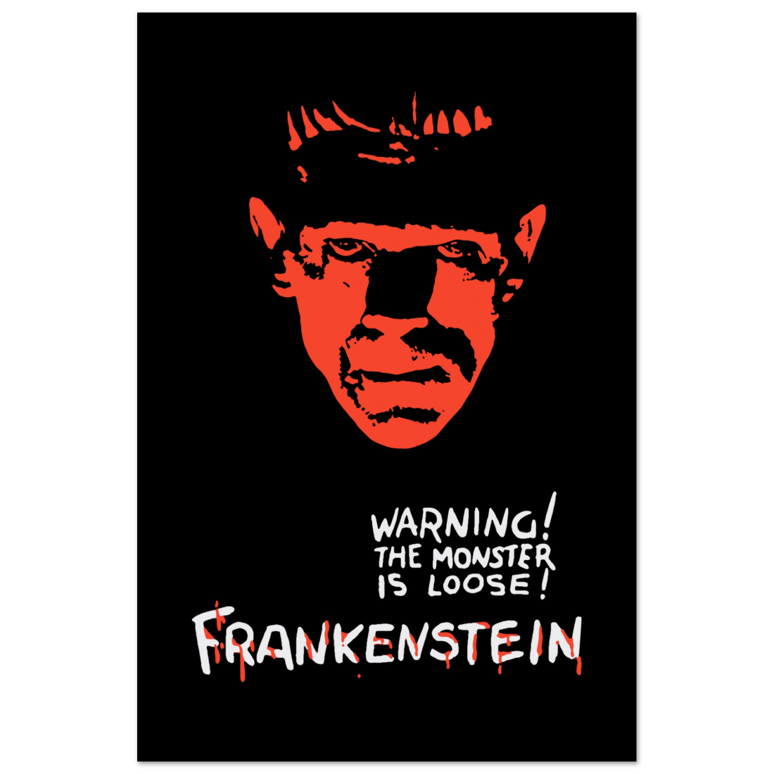 Frankenstein 30s Sci-Fi Horror movie poster by Art-O-Rama Shop