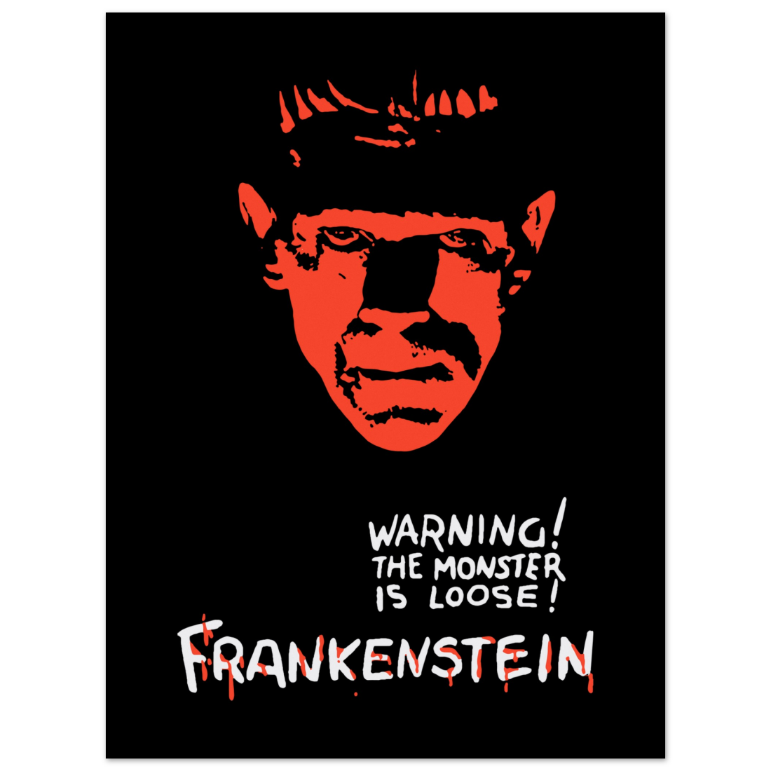 Frankenstein 30s Sci-Fi Horror movie poster by Art-O-Rama Shop
