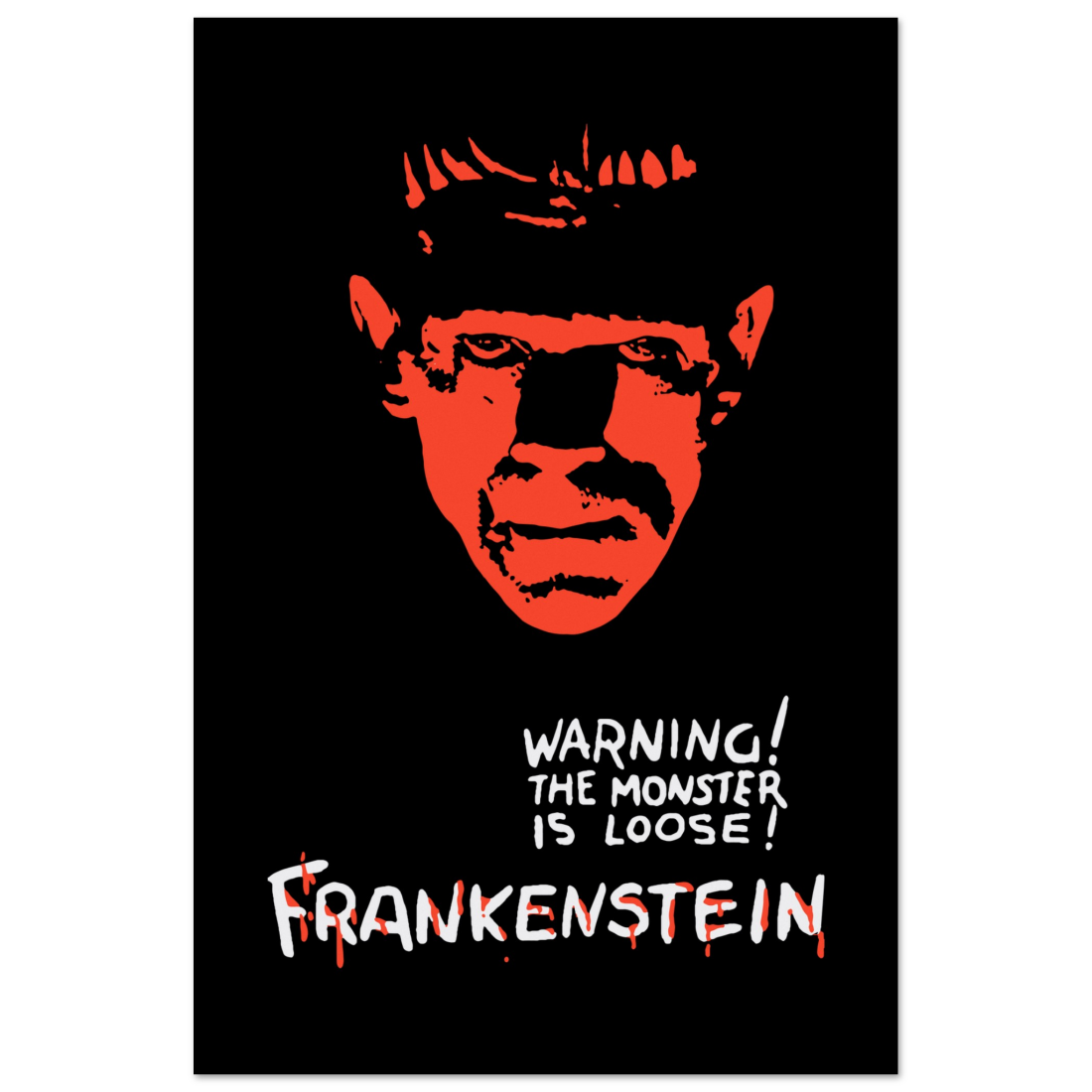 Frankenstein 30s Sci-Fi Horror movie poster by Art-O-Rama Shop
