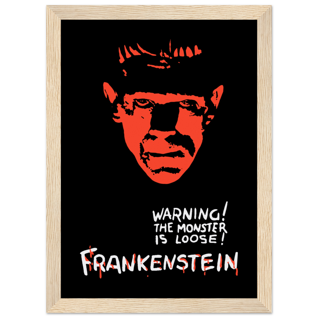 Frankenstein 30s Sci-Fi Horror movie poster by Art-O-Rama Shop
