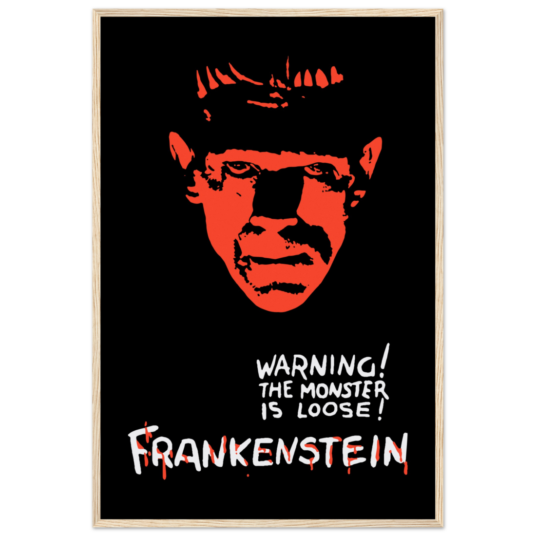 Frankenstein 30s Sci-Fi Horror movie poster by Art-O-Rama Shop