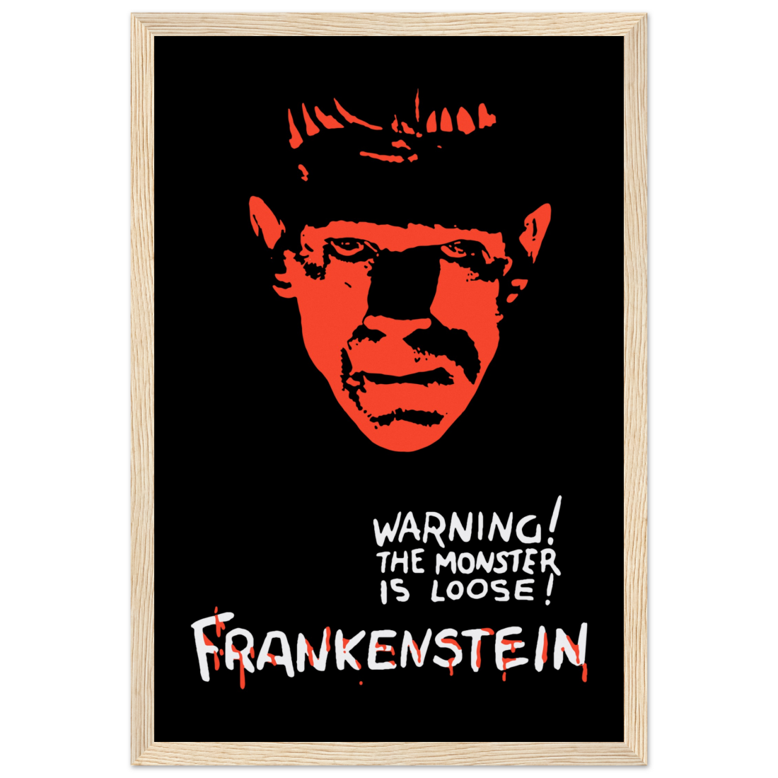 Frankenstein 30s Sci-Fi Horror movie poster by Art-O-Rama Shop