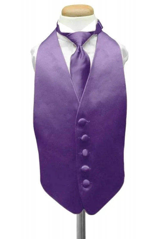 Luxury Satin Kids Tuxedo Vest by Tux-USA