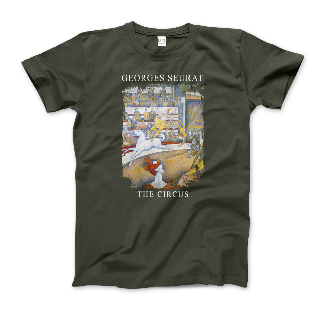 Georges Seurat the Circus artwork t-shirt by Art-O-Rama Shop
