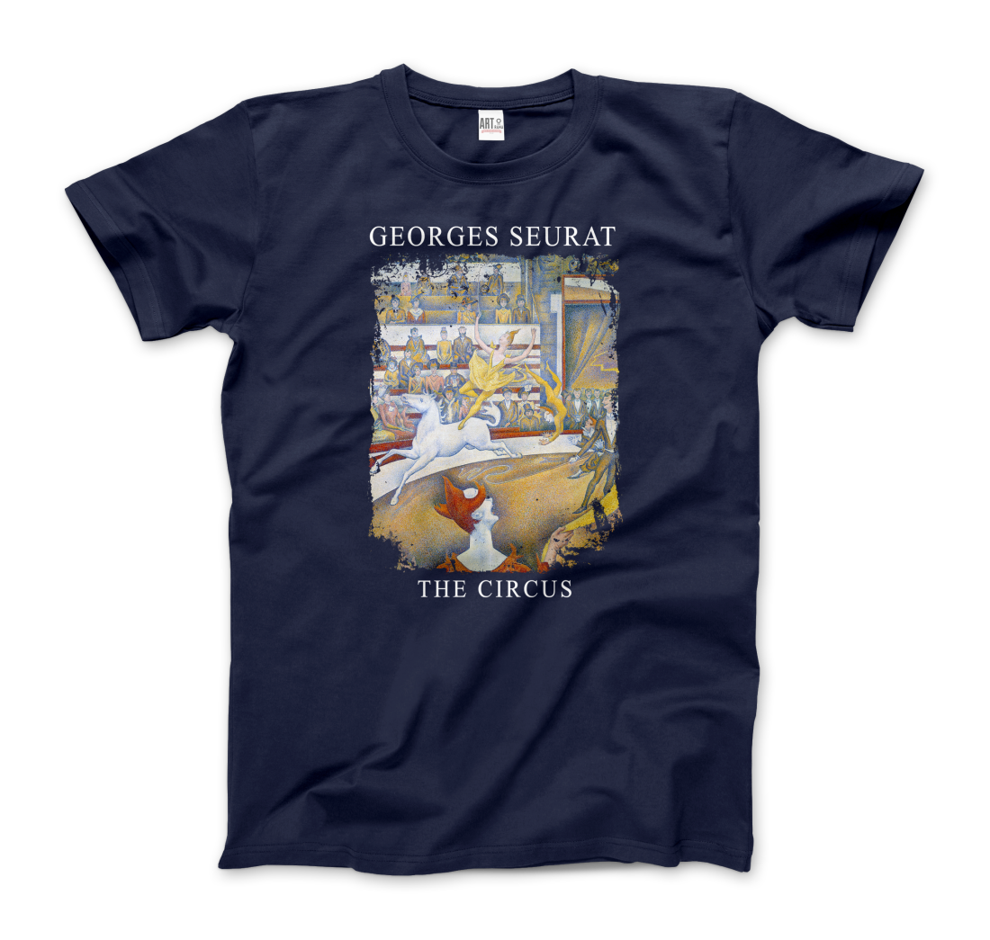 Georges Seurat the Circus artwork t-shirt by Art-O-Rama Shop