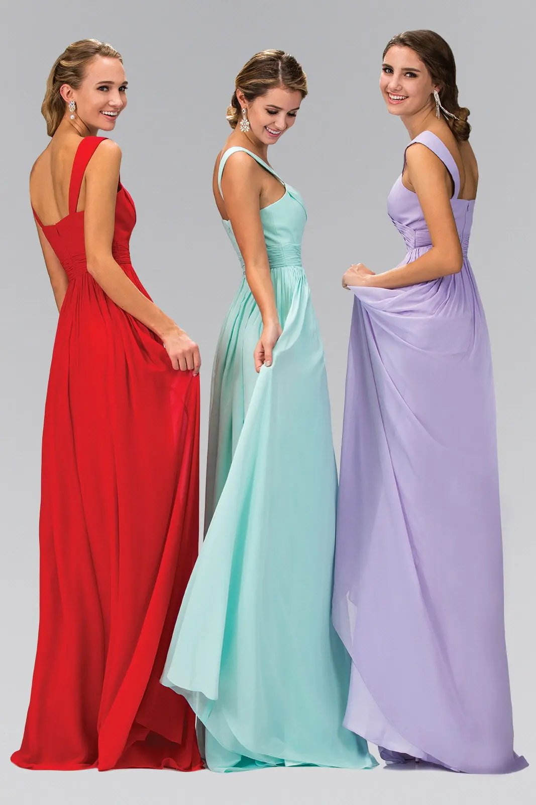 Dress Sleeveless Chiffon Floor Length Elegant A Line Prom Night by Tux-USA