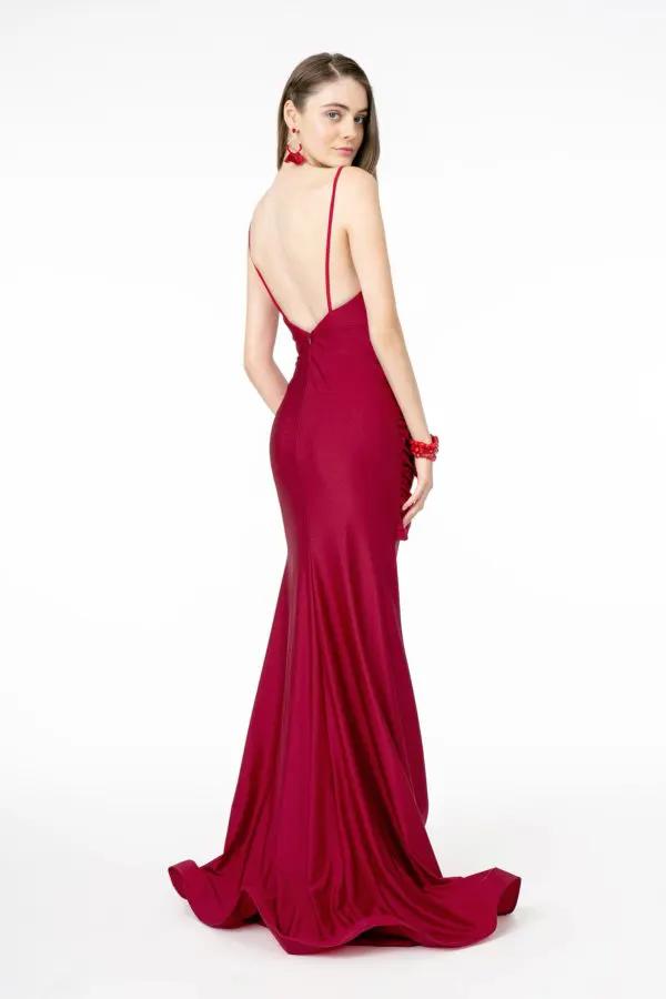 Sweetheart Neckline Jersey Long Dress by Tux-USA