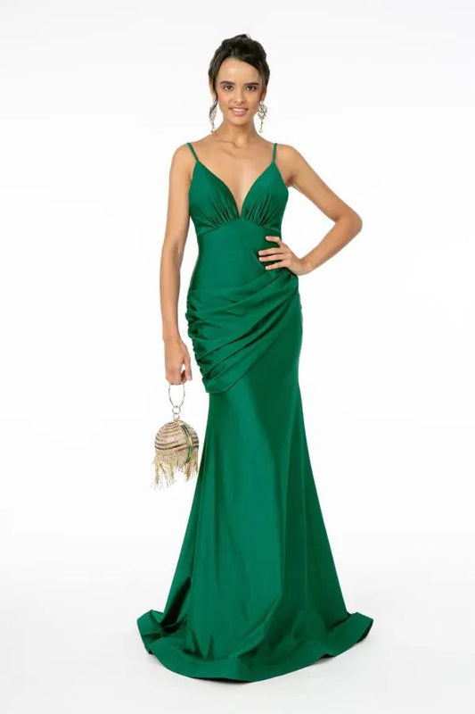 Sweetheart Neckline Jersey Long Dress by Tux-USA