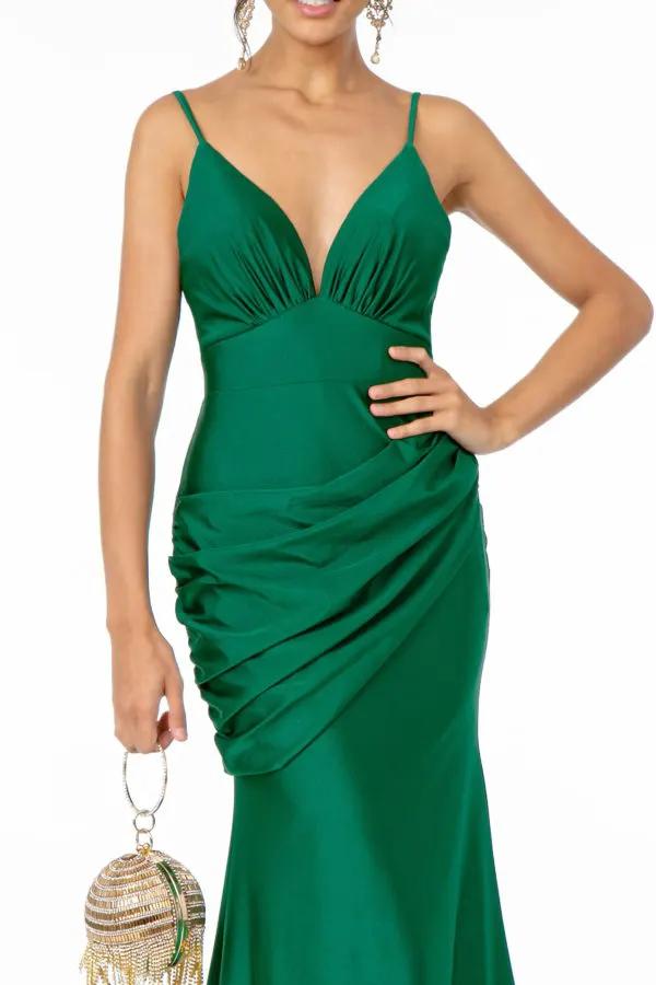 Sweetheart Neckline Jersey Long Dress by Tux-USA