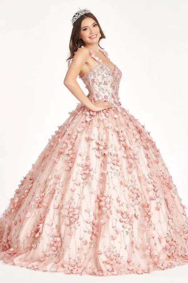 Beads and Jewel Embellished Bodice Sweetheart Quinceanera Dress by Tux-USA