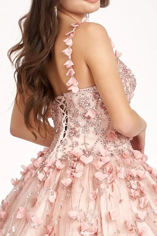Beads and Jewel Embellished Bodice Sweetheart Quinceanera Dress by Tux-USA