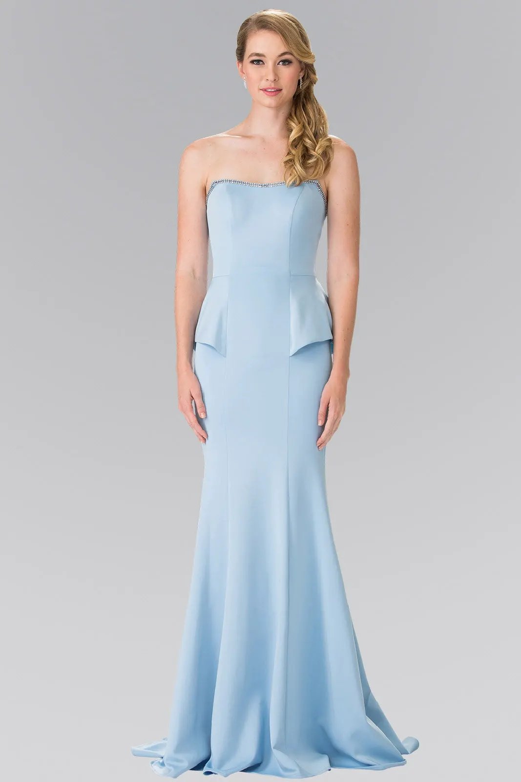 Strapless Mermaid Long Dress by Tux-USA