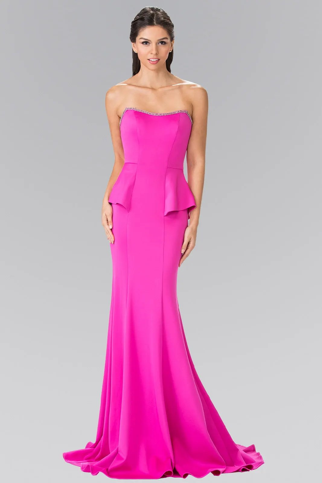 Strapless Mermaid Long Dress by Tux-USA