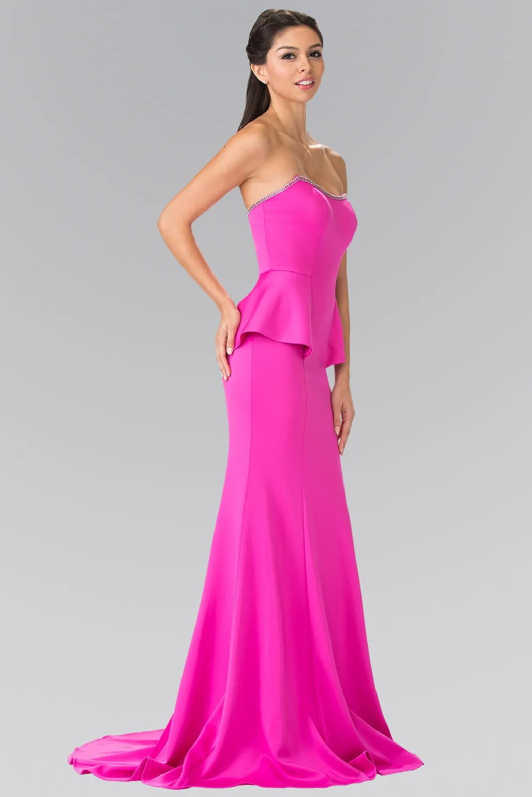 Strapless Mermaid Long Dress by Tux-USA