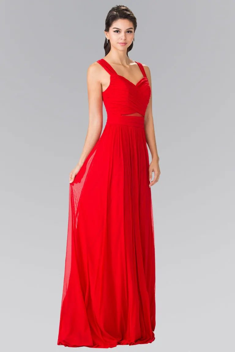 leated Bodice Bridesmaids Long Dress by Tux-USA