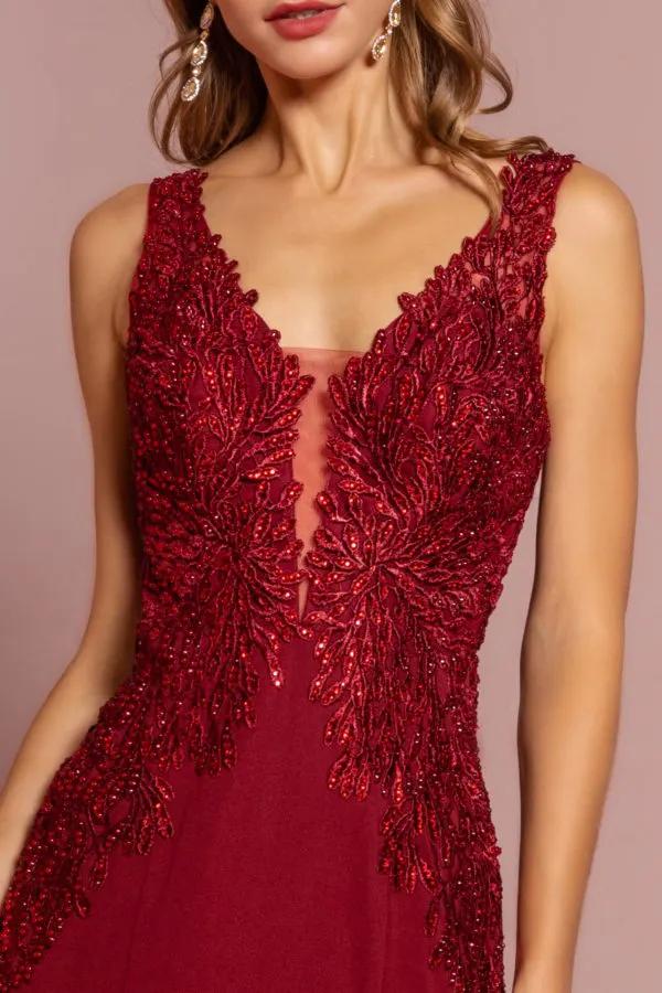 Lace Open Back Rome Jersey Long Dress Long lace dress by Tux-USA