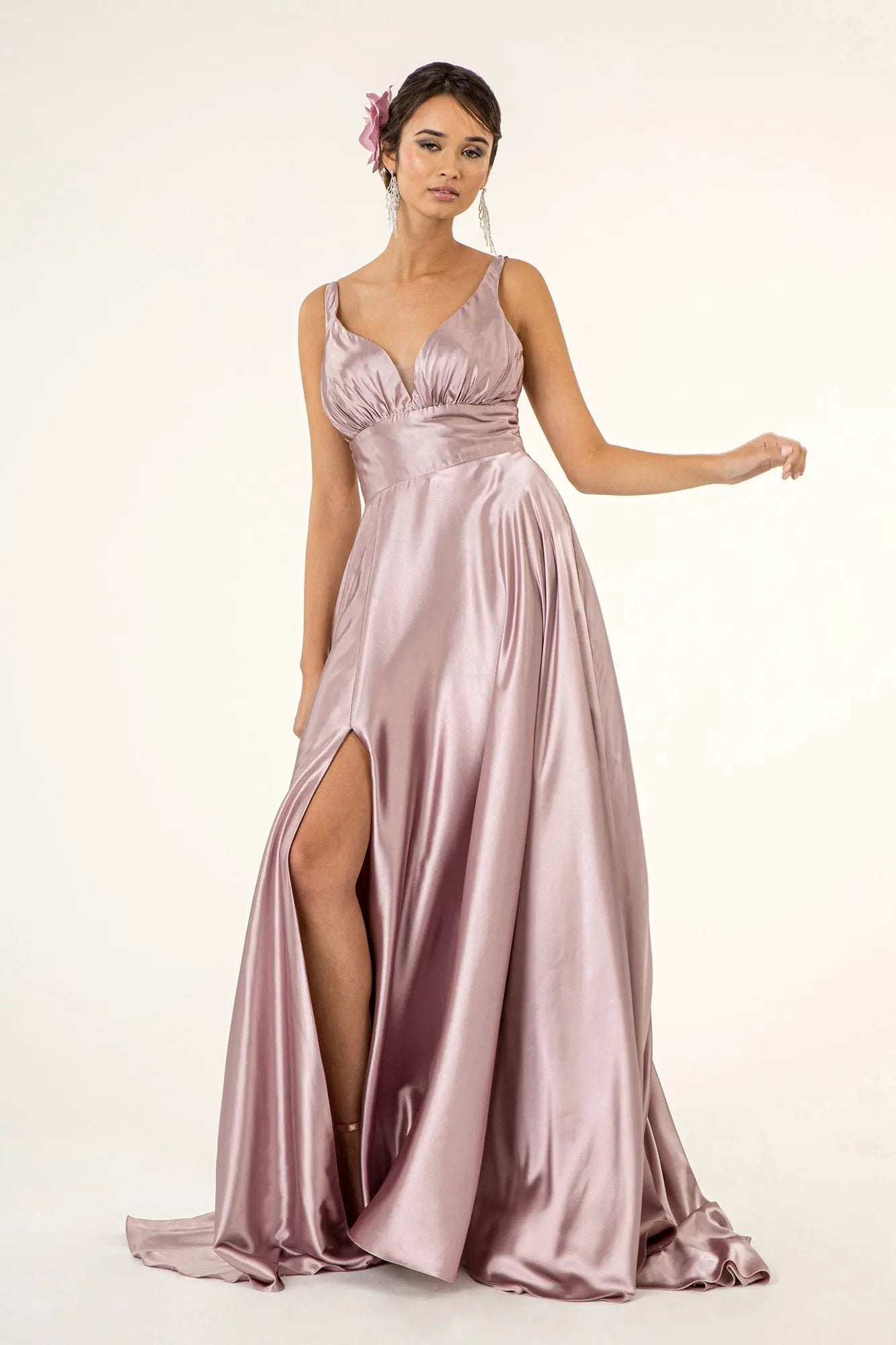 Mesmerizing High Slit A-line Dress by Elizabeth K by Tux-USA