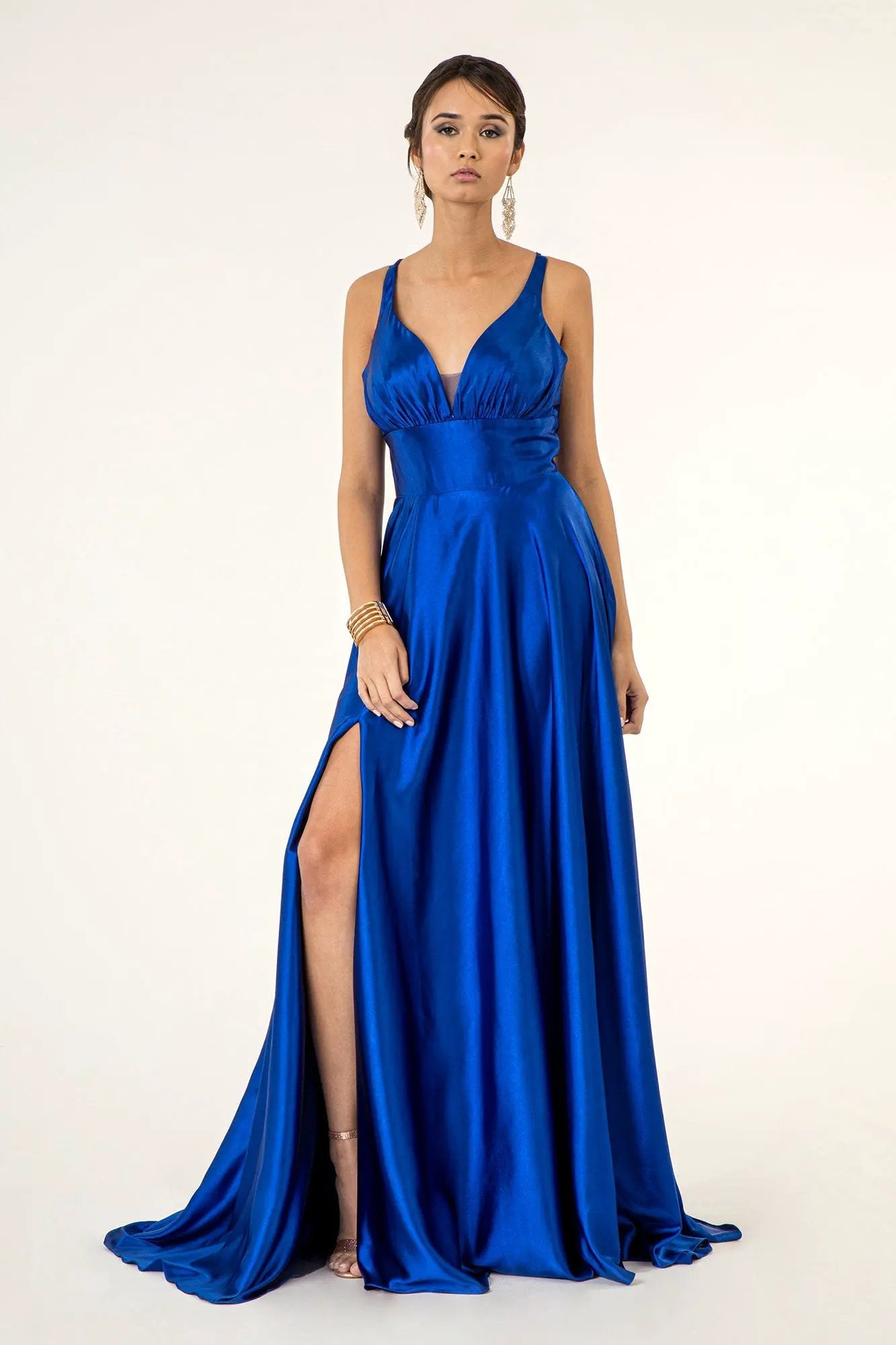 Mesmerizing High Slit A-line Dress by Elizabeth K by Tux-USA