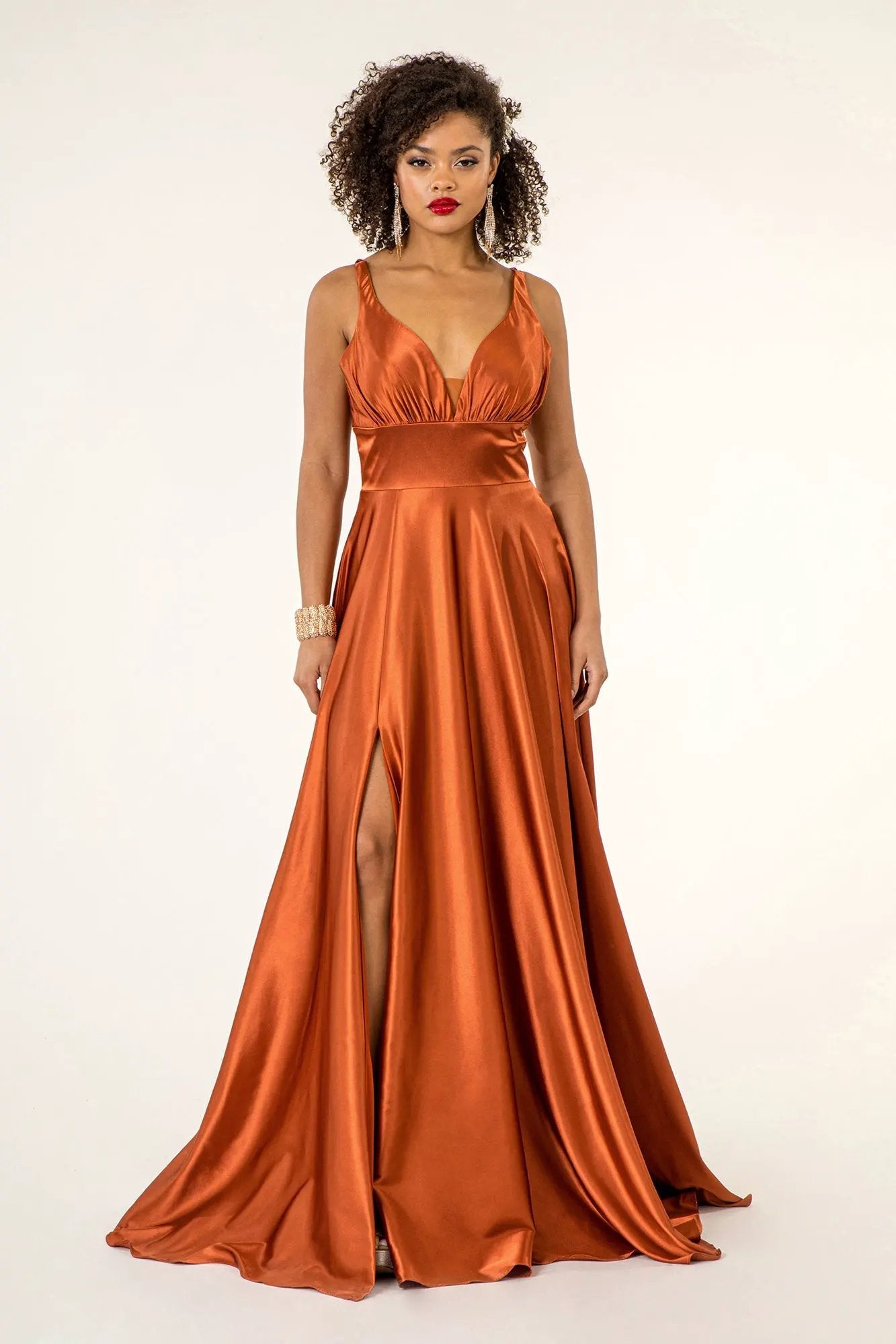 Mesmerizing High Slit A-line Dress by Elizabeth K by Tux-USA