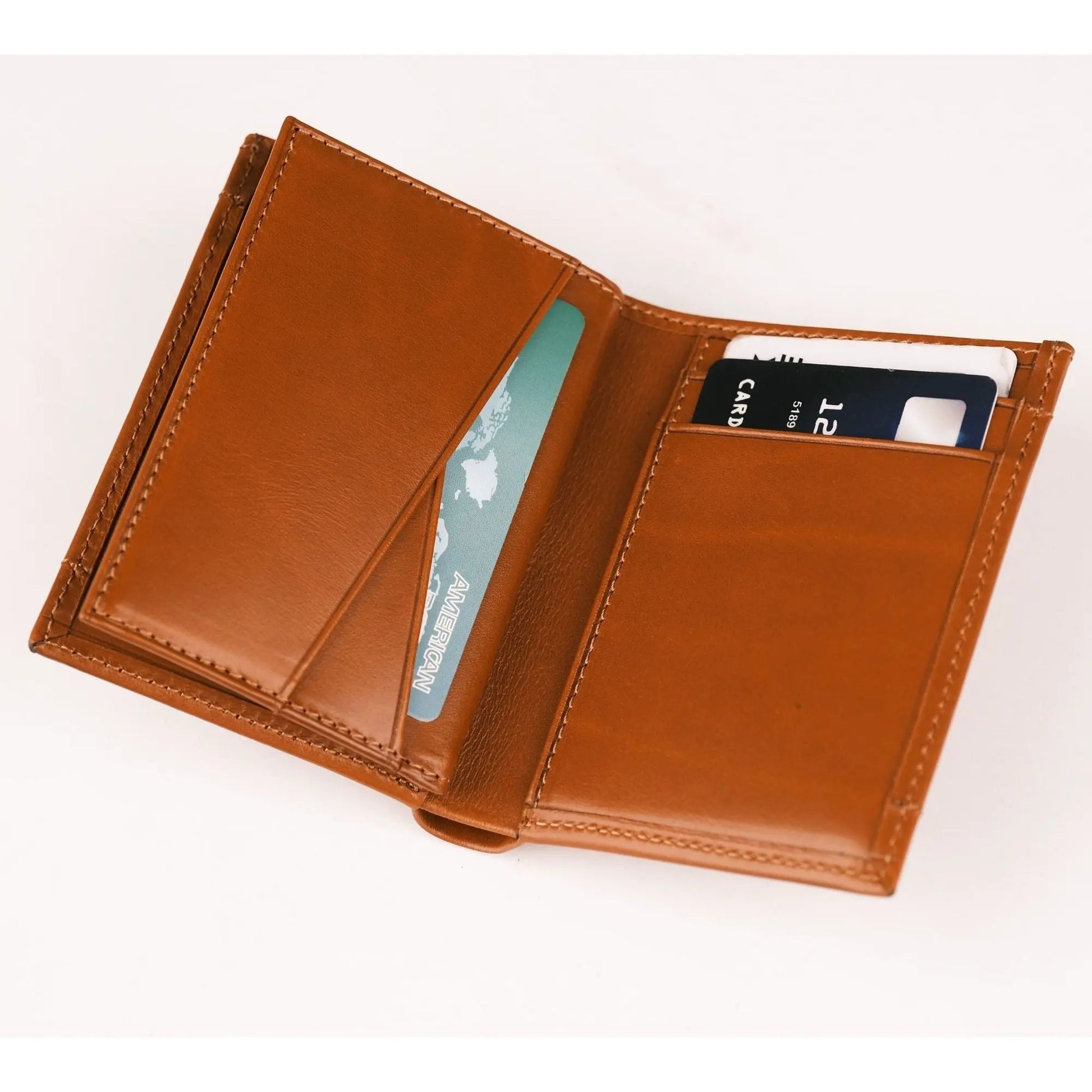 Glendo Apple AirTag Slot Leather Wallet, Handcrafted, Unisex by TORONATA