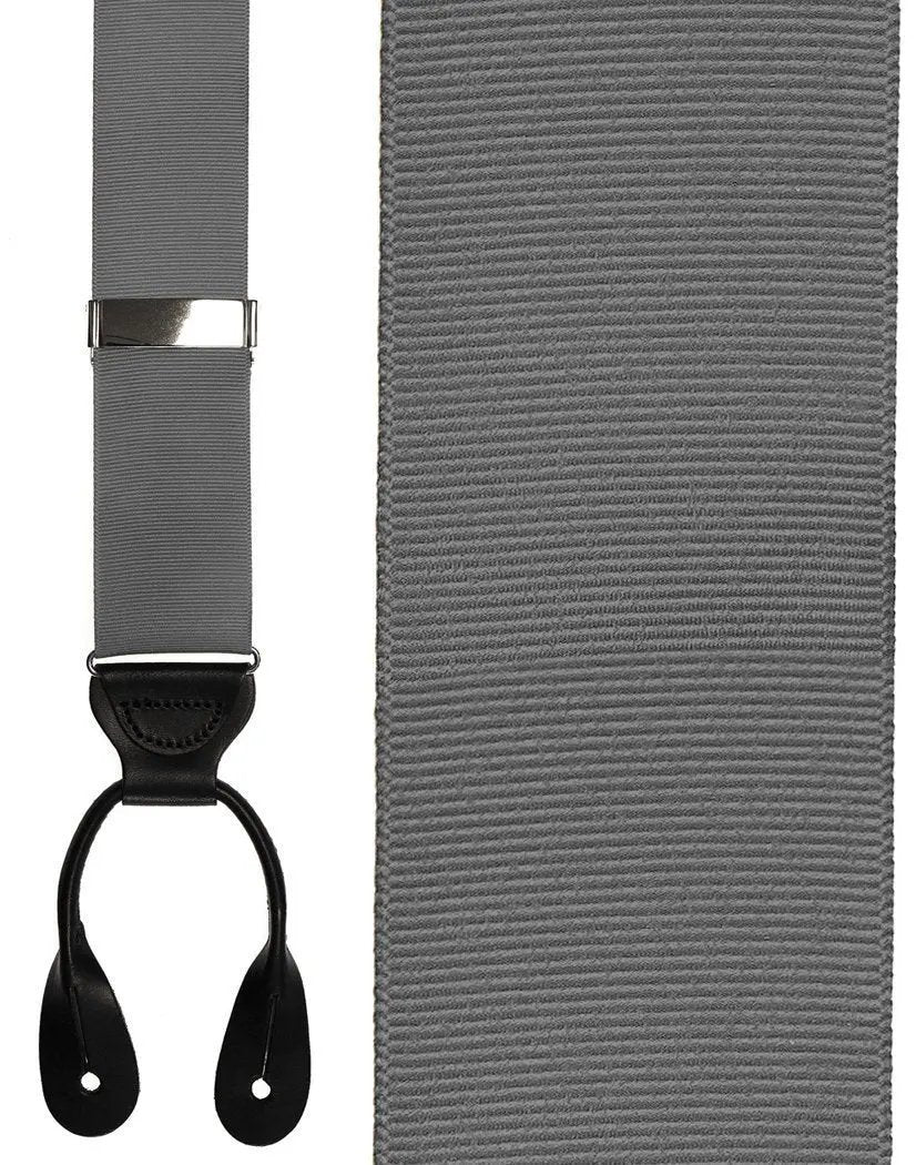 "Grosgraine Ribbon II" Suspenders 1.5 Width by Tux-USA