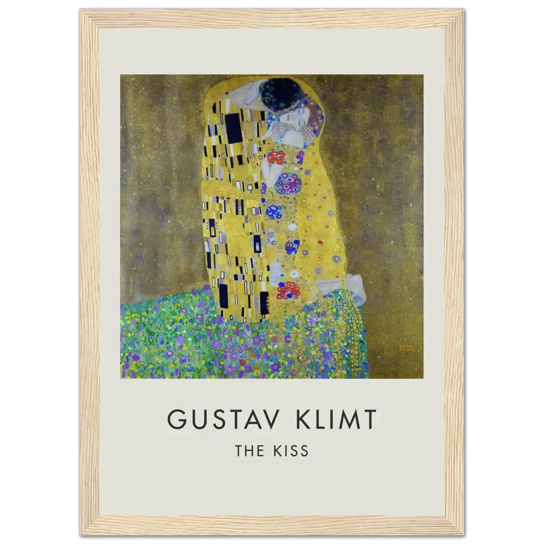 Gustav Klimt the Kiss, 1908 artwork poster by Art-O-Rama Shop