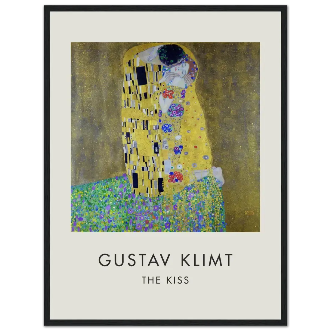 Gustav Klimt the Kiss, 1908 artwork poster by Art-O-Rama Shop