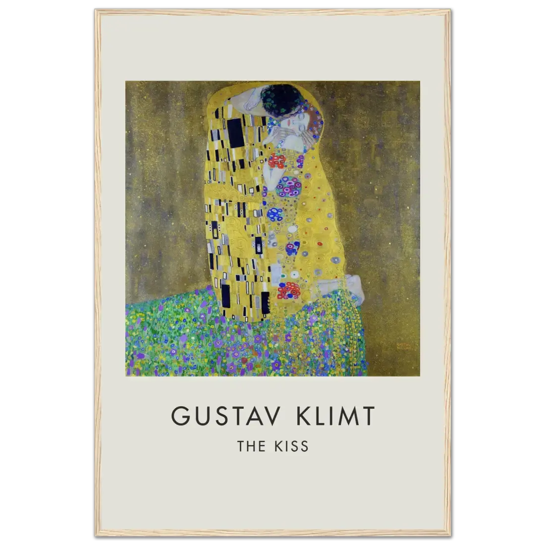 Gustav Klimt the Kiss, 1908 artwork poster by Art-O-Rama Shop