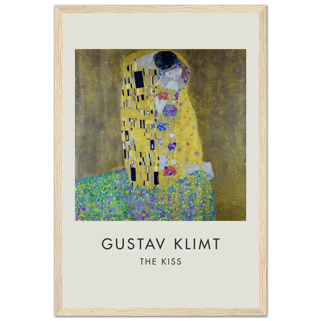 Gustav Klimt the Kiss, 1908 artwork poster by Art-O-Rama Shop
