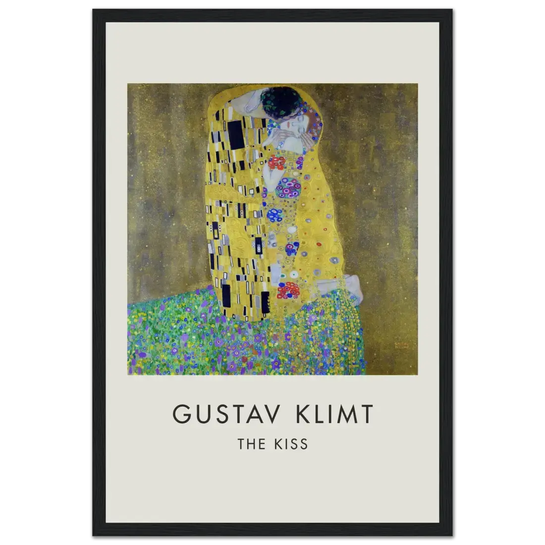 Gustav Klimt the Kiss, 1908 artwork poster by Art-O-Rama Shop