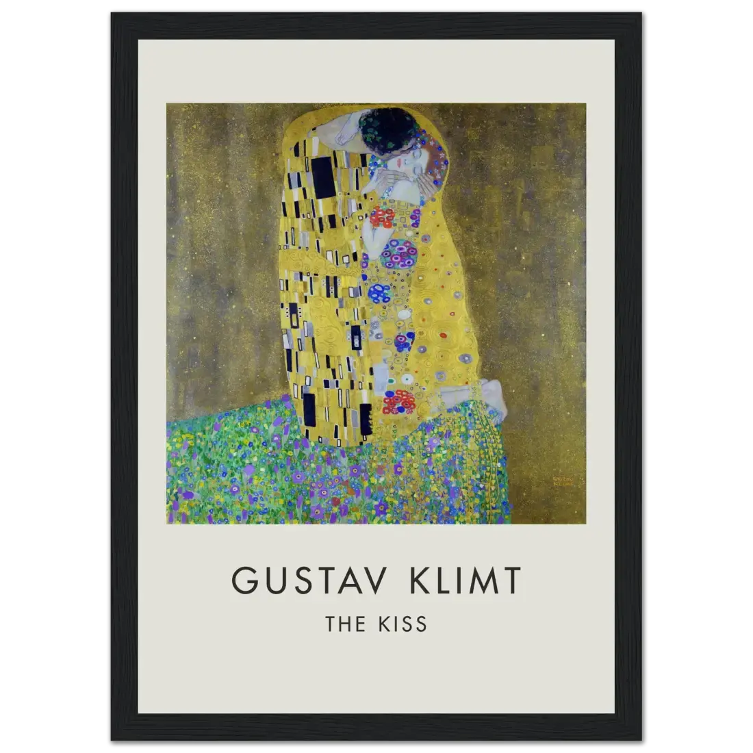 Gustav Klimt the Kiss, 1908 artwork poster by Art-O-Rama Shop