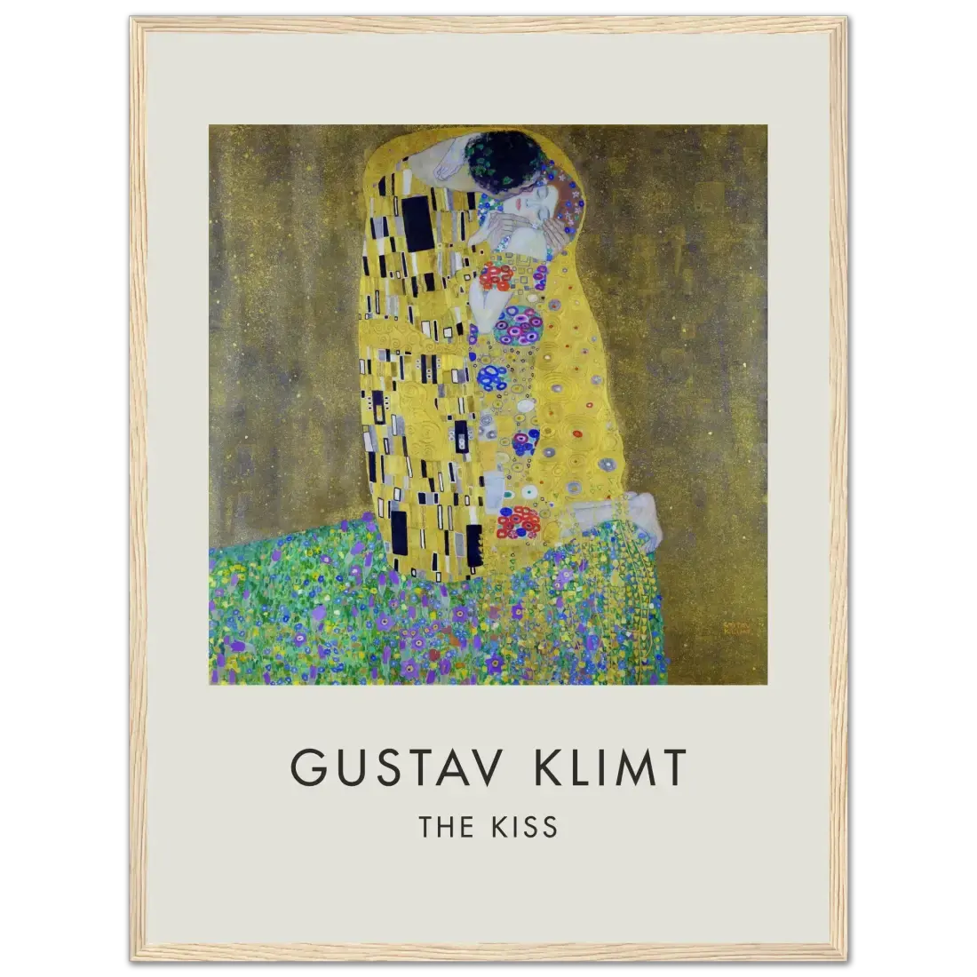 Gustav Klimt the Kiss, 1908 artwork poster by Art-O-Rama Shop