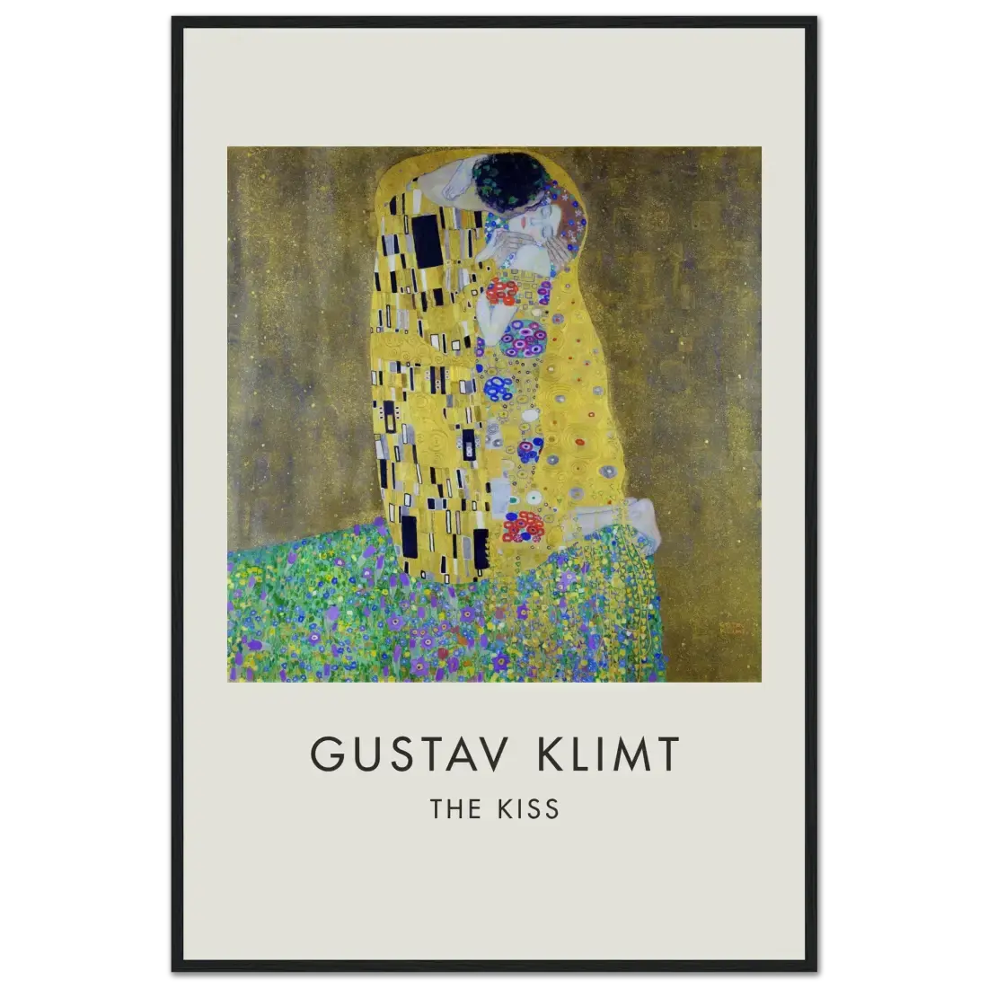 Gustav Klimt the Kiss, 1908 artwork poster by Art-O-Rama Shop
