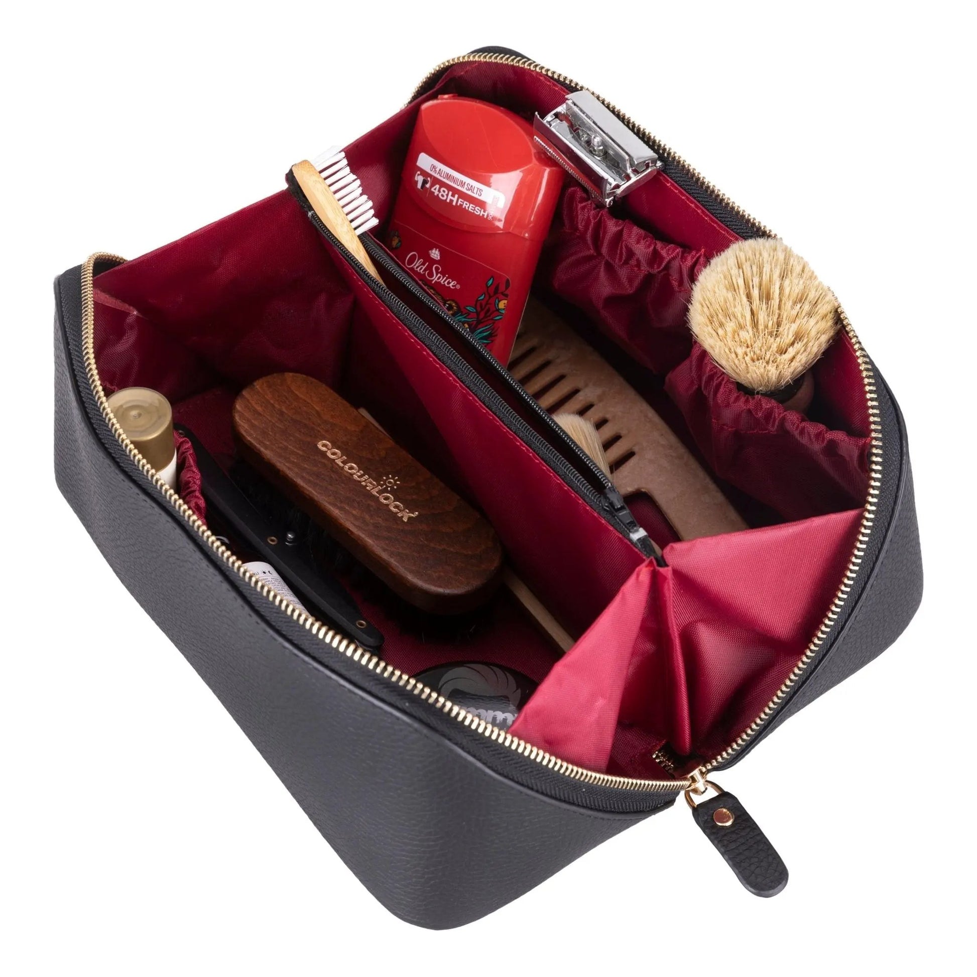 Haines Leather Cosmetic Bag – Stylish & Durable Makeup Bag for Travel by TORONATA