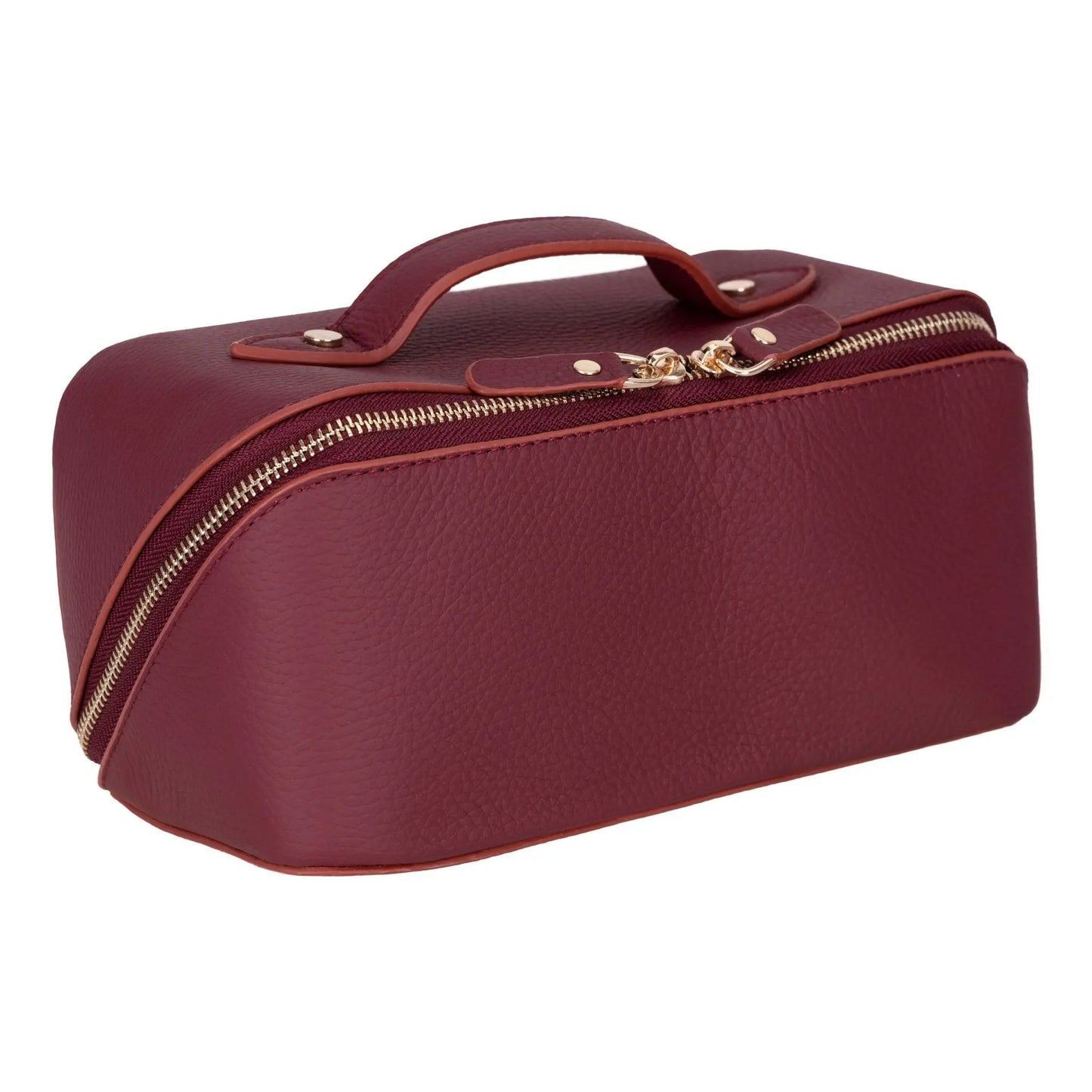 Haines Leather Cosmetic Bag – Stylish & Durable Makeup Bag for Travel by TORONATA